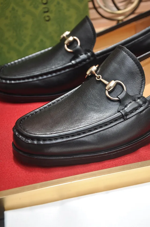 Gucci Horsebit 1955 Black Leather Horsebit Loafers 2