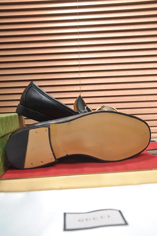 Gucci Horsebit 1955 Black Leather Horsebit Loafers 3