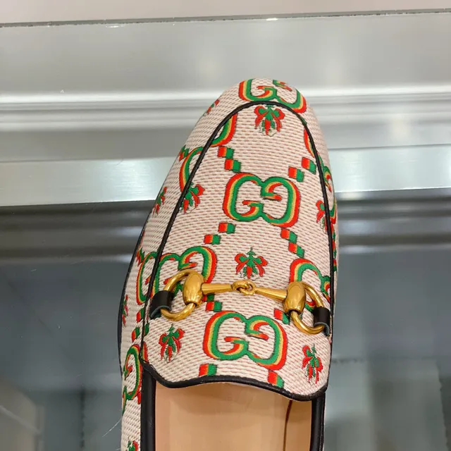 Gucci Horsebit 1955 GG Monogram Beige Loafers 3