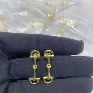 Gucci Horsebit 1955 Gold-Tone Horsebit Earrings