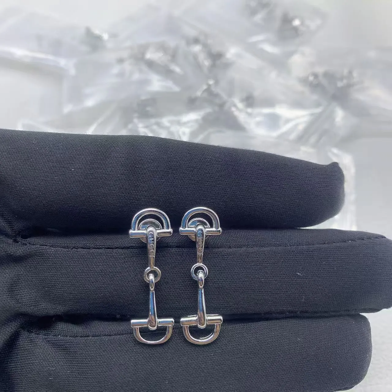 Gucci Horsebit 1955 Gold-Tone Horsebit Earrings 4