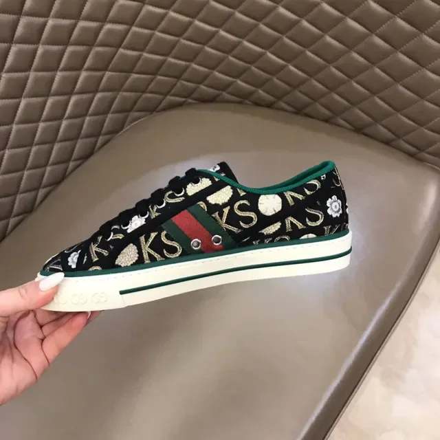 Gucci Monogram-Print Web Stripe Lifestyle Sneakers 3