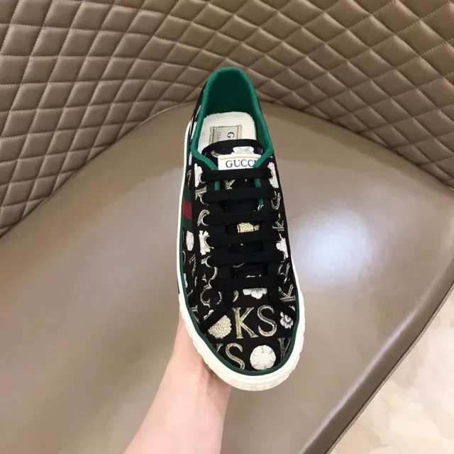 Gucci Monogram-Print Web Stripe Lifestyle Sneakers 4