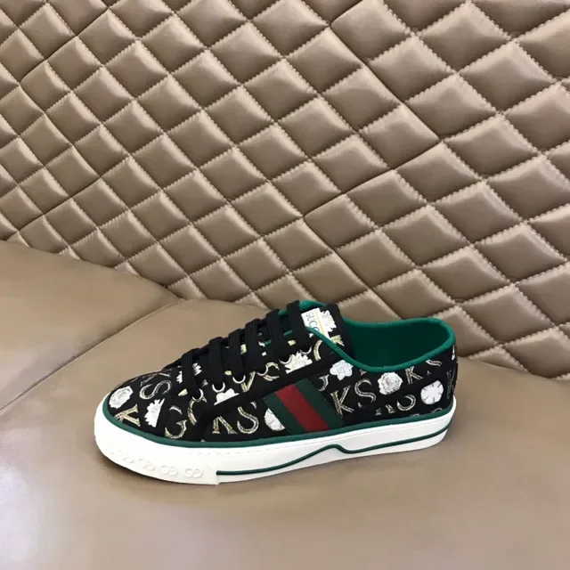 Gucci Monogram-Print Web Stripe Lifestyle Sneakers 5