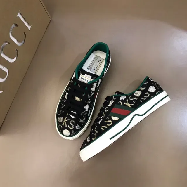 Gucci Monogram-Print Web Stripe Lifestyle Sneakers 8