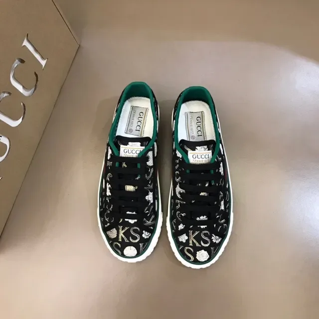 Gucci Monogram-Print Web Stripe Lifestyle Sneakers 9