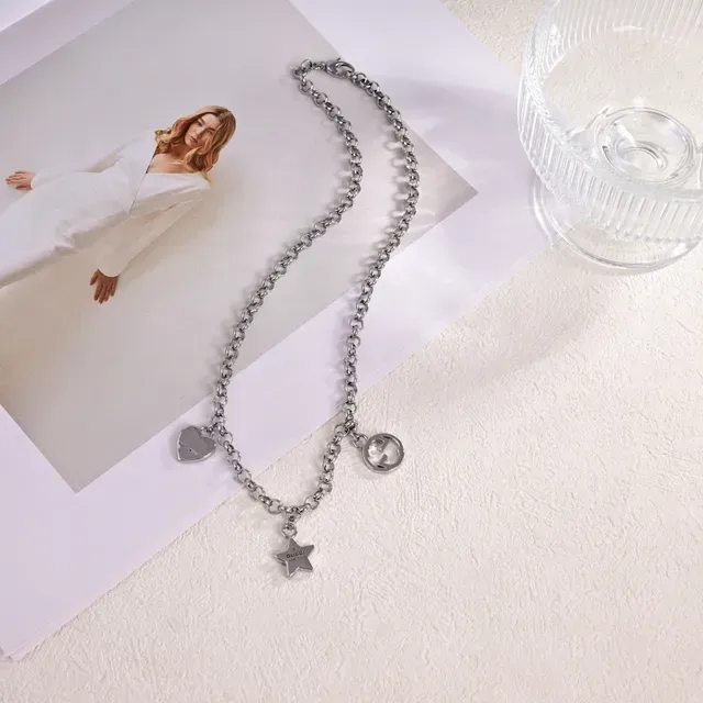 Gucci Multi-Charm Silver Curb Chain Necklace 5