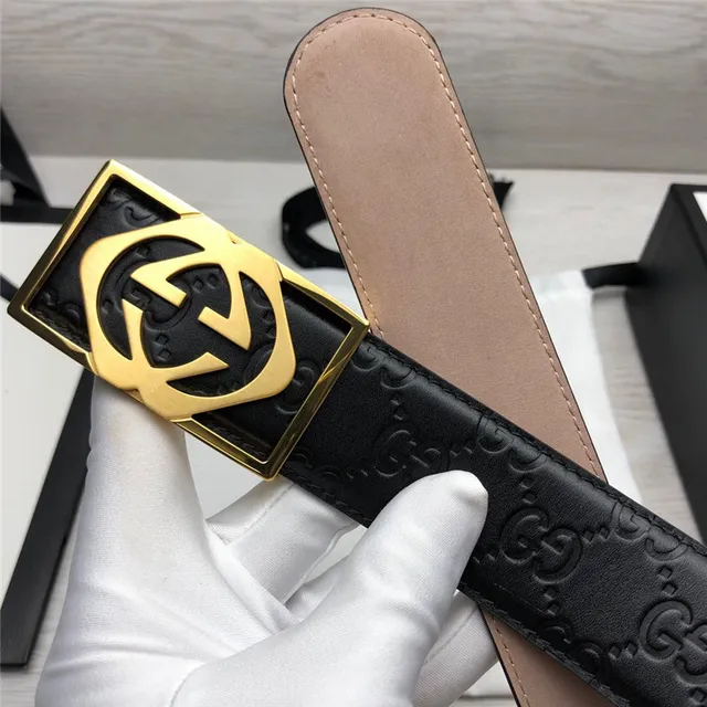 Gucci Ophidia Black GG-Embossed Leather Belt 2