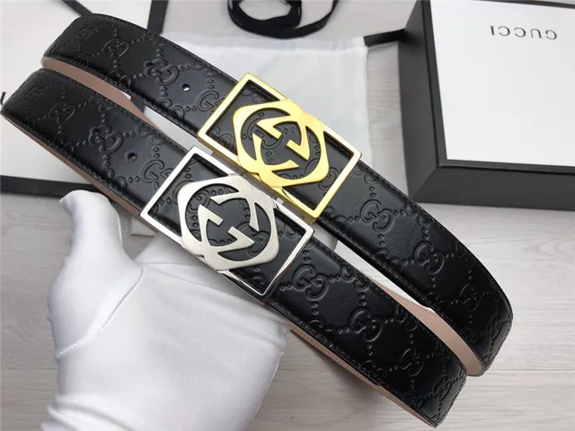 Gucci Ophidia Black GG-Embossed Leather Belt 10
