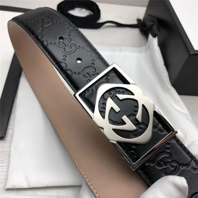 Gucci Ophidia Black GG-Embossed Leather Belt 15