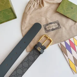 Gucci Ophidia GG Monogram Leather Belt