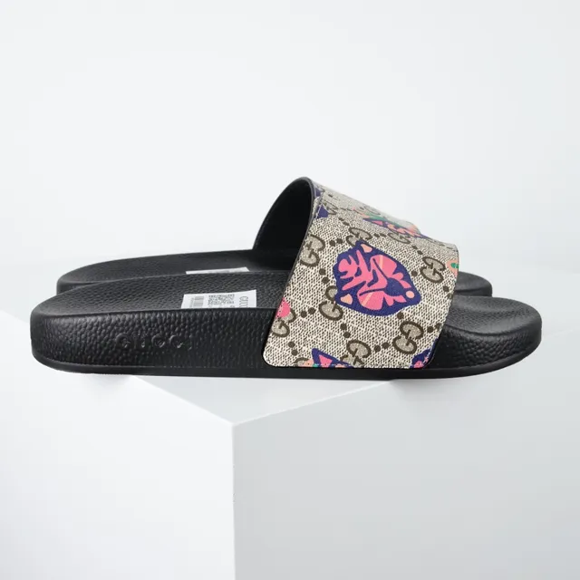 Gucci Screener GG Monogram Impression florale Chaussons glissants 12
