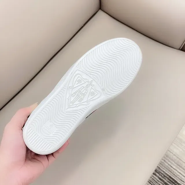 Gucci Screener High White Green Red Teal Bee Lifestyle Sneakers 3