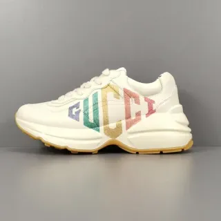 Gucci Screener Multicolor Glitter Logo Lifestyle Sneakers