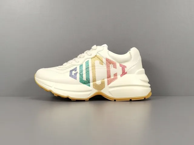Gucci Screener Multicolor Glitter Logo Lifestyle Sneakers 1