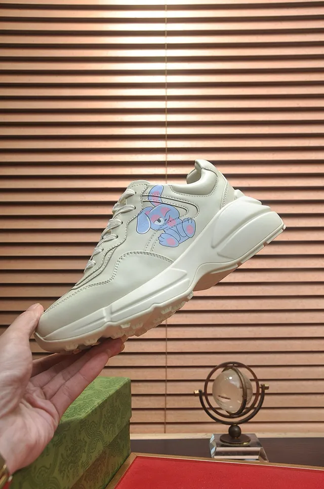 Gucci Screener Off-White Leather Chunky Sneakers 6