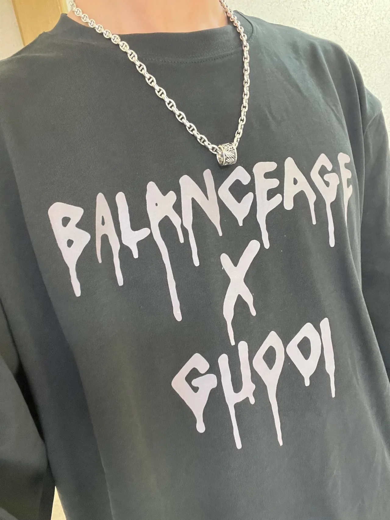 Gucci Silver Mariner-Link Chain Ornate G-Motif Pendant Necklace 2