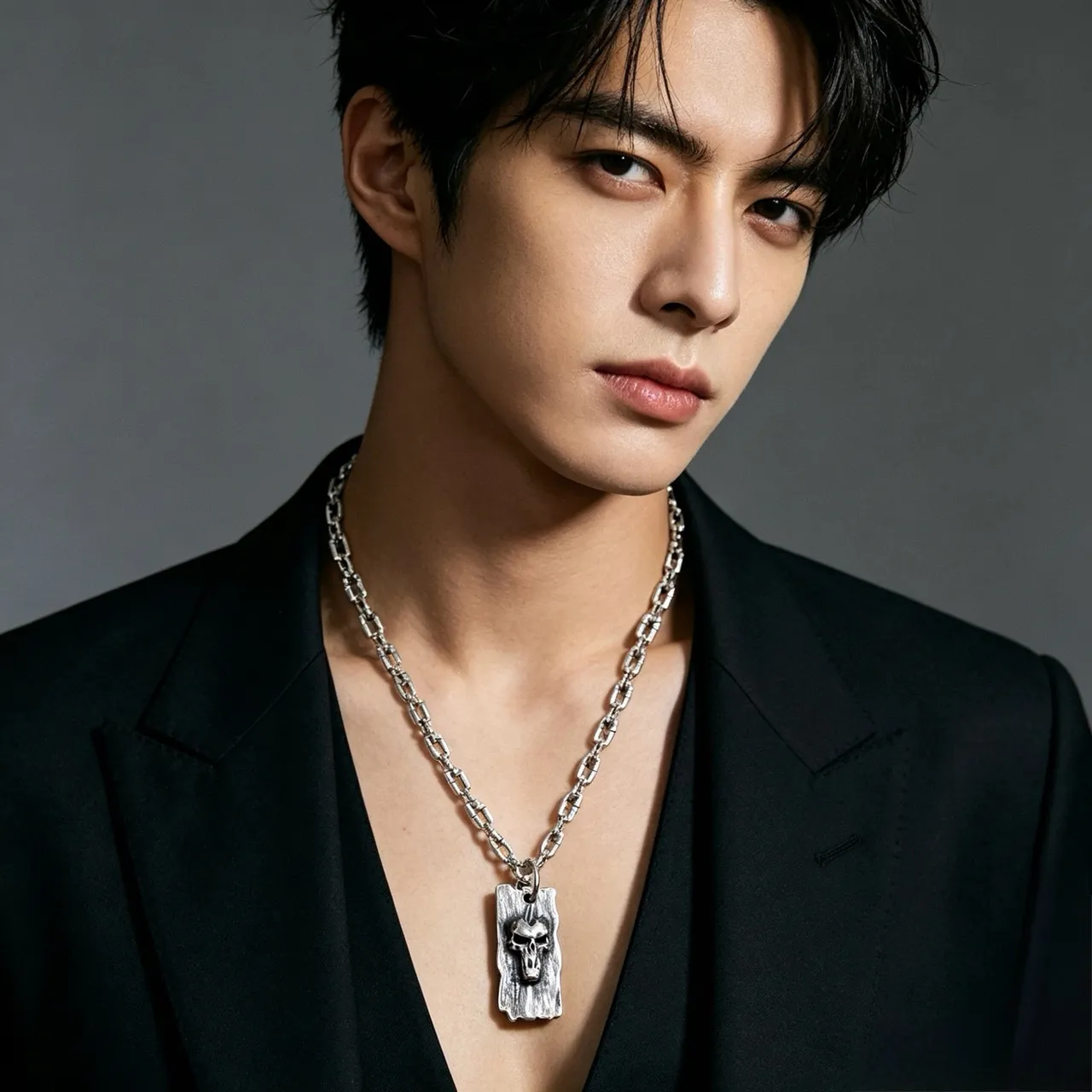 Gucci Skull Motif Silver-Tone Chain Necklaces 2
