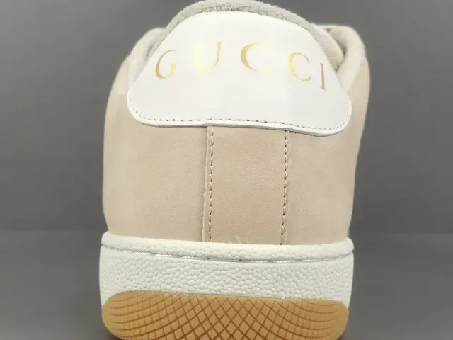 Gucci Tennis 1977 Beige Pink Green Web Stripe Lifestyle Sneakers 6