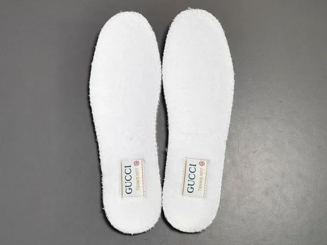 Gucci Tennis 1977 Cream Canvas Web Stripe Lifestyle Sneakers 9