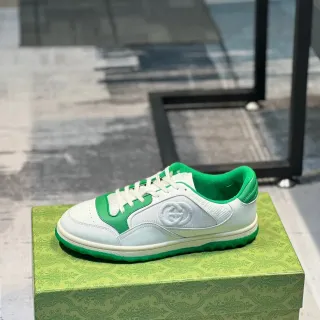 Gucci Tennis 1977 Green and White Lifestyle Sneakers