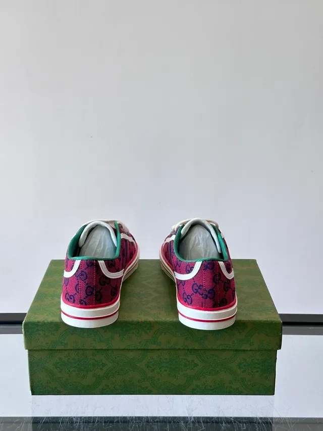 Gucci Tennis 1977 Monogram Canvas Web Stripe Lifestyle Sneakers 3
