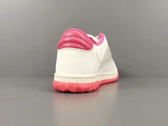 Gucci Tennis 1977 White and Pink Lifestyle Sneakers 14