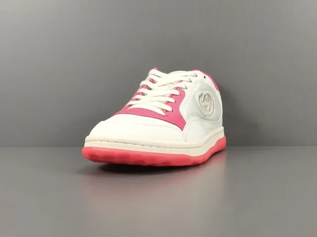 Gucci Tennis 1977 White and Pink Lifestyle Sneakers 15