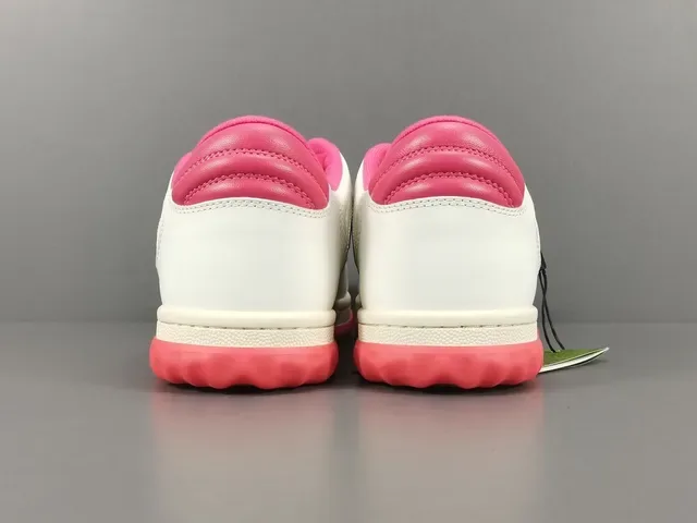 Gucci Tennis 1977 White and Pink Lifestyle Sneakers 17