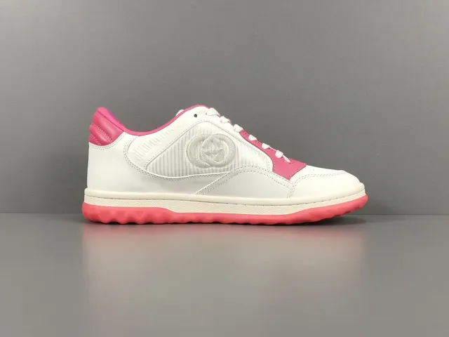 Gucci Tennis 1977 White and Pink Lifestyle Sneakers 18