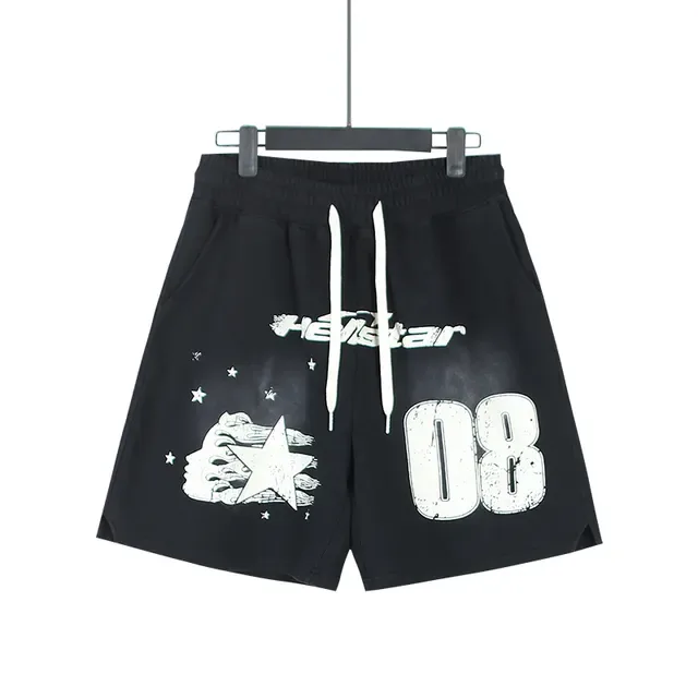 Hellstar Black White Graphic-Print Oversized Fit Tracksuit 6