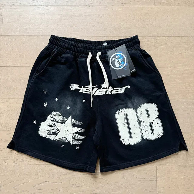 Hellstar Black White Graphic-Print Oversized Fit Tracksuit 8