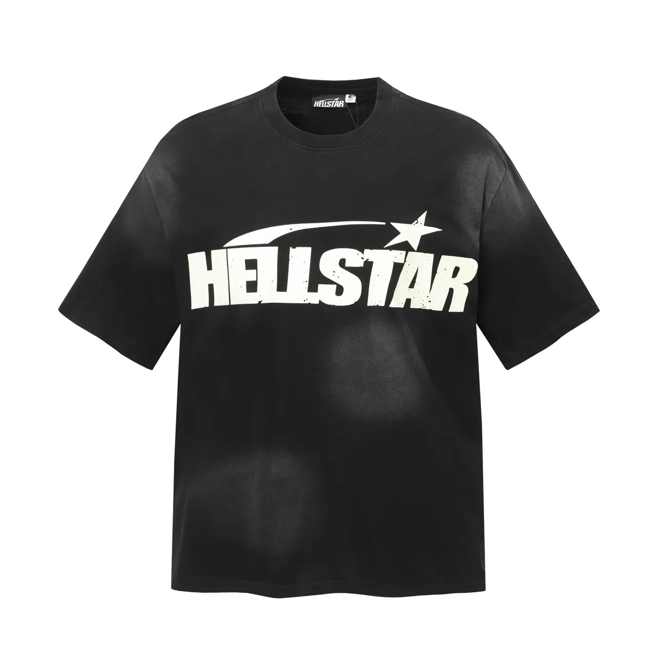تي شيرت Hellstar أسود بطباعة جرافيك 2