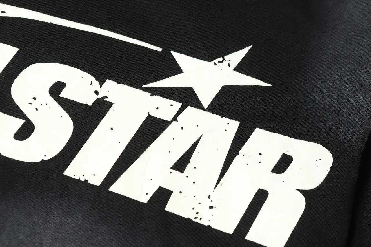 تي شيرت Hellstar أسود بطباعة جرافيك 5