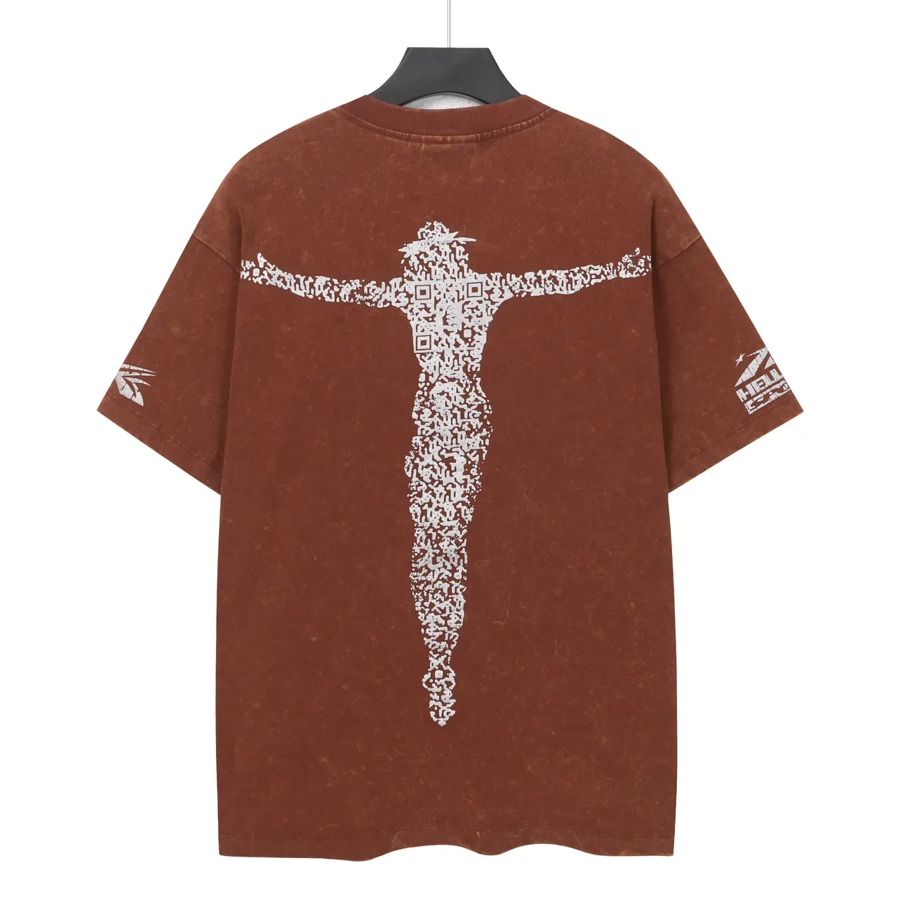 Hellstar Graphic Print Distressed Red T-Shirt 4