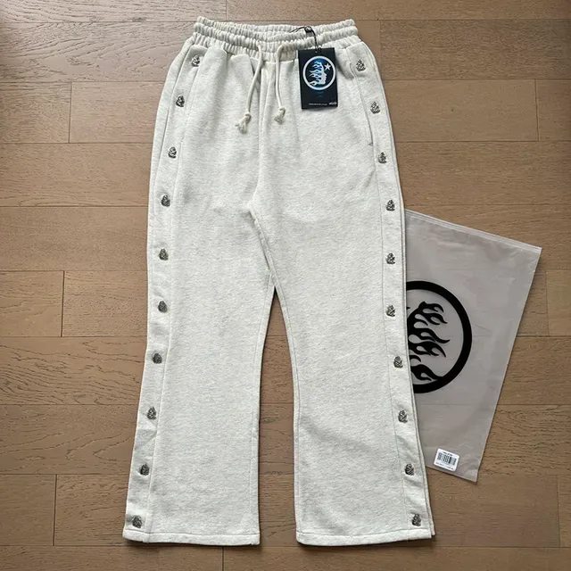 Hellstar ग्राफिक प्रिंट हेदर ग्रे Oversized Tracksuit 8