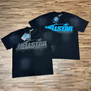 تي شيرت Hellstar أوفرسايز بطباعة جرافيك
