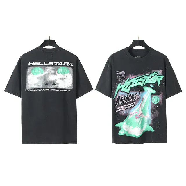 Hellstar Graphic Print Oversized T-Shirt 4