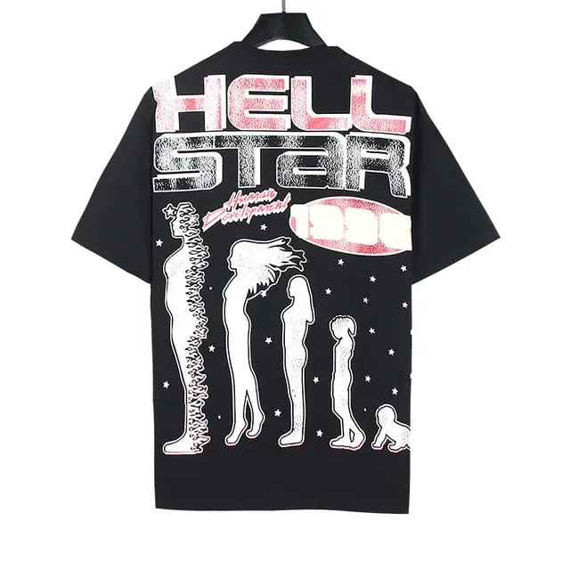 Hellstar ग्राफिक प्रिंट सफेद टी-शर्ट 5