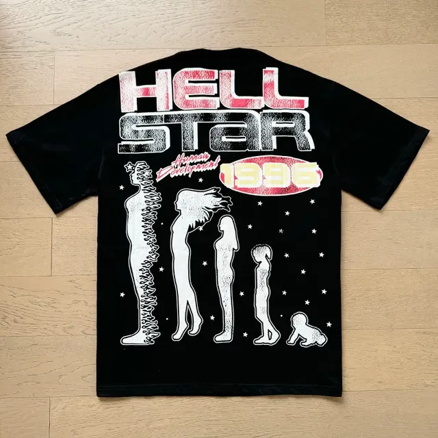Hellstar ग्राफिक प्रिंट सफेद टी-शर्ट 10