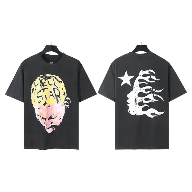 Hellstar Oversized Distressed Graphic Print Black T-Shirt 2
