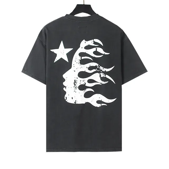 Hellstar Oversized Distressed Graphic Print Black T-Shirt 4