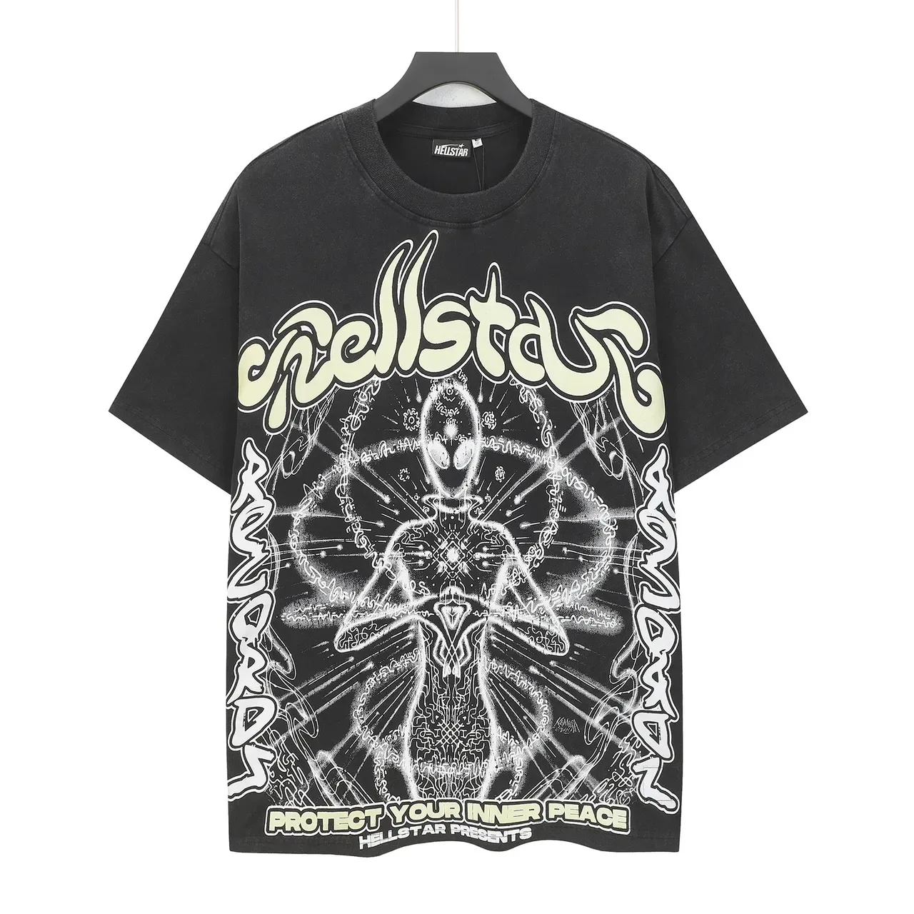 Hellstar Protect Your Inner Peace Oversized Graphic T-Shirt 2
