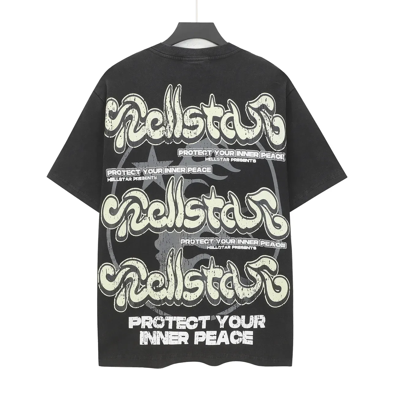 Hellstar Protect Your Inner Peace Oversized Graphic T-Shirt 3