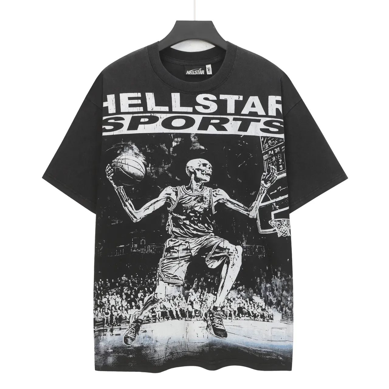 Hellstar Sports Graphic Oversized Black T-Shirt 3