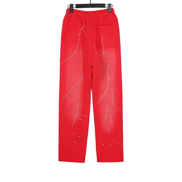 Hellstar STAR Graphic Distressed Red Tracksuit 2