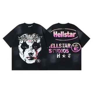 تيشيرت Hellstar Studios جرافيك أوفرسايز أسود