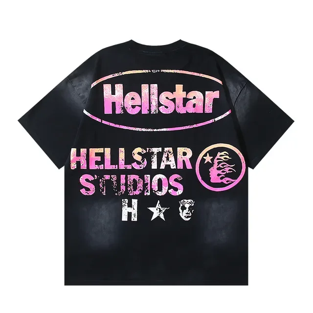 Hellstar Studios Graphic Oversized Black T-Shirt 3