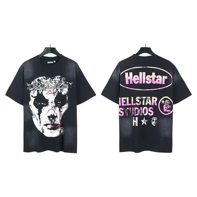 Hellstar Studios Graphic Oversized Black T-Shirt 4