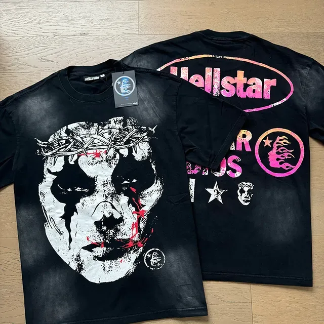 Hellstar Studios Graphic Oversized Black T-Shirt 7